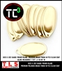 Size 6 French Blade/.032 Gauge/25 Pack/Polished Brass w/TC3