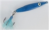 3/4 Ounce Flutter Series Jig/Super Glow Blue w/Dressed Hook/1 per pack