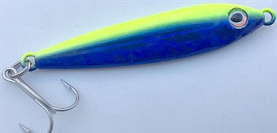 6 Ounce HF Series Jig/Blue Belly w/Chartreuse Back