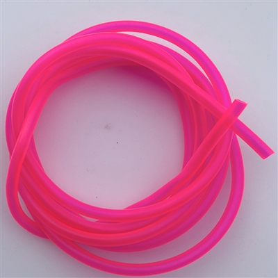 Hook Tubing/1/8" I.D/Hot Pink UV/3 Feet
