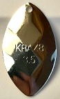 Size 3.5 KRAZ8 Series Blade/Genuine Silver Plate/2 Pack