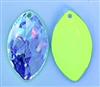 Size 3.5 KRAZ8 Series Blade/Holographic SG w/Neon Chartreuse Back/2 Pack