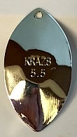 Size 5.5 KRAZ8 Series Blade/Genuine Silver Plate/2 Pack