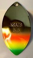 Size 5.5 KRAZ8 Series Blade/Brass "Mexican Hat"/2 Pack