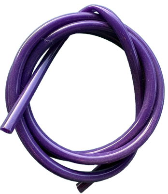 Large Hook Tubing/4mm ID x 6mm OD/Purple/3 ft.