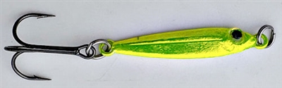 1/2 oz/14g Minnow Style Jig/Candy Chartreuse UV/1 per Pack