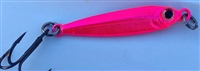 7/8 oz/25g TLS Minnow Jig/UV Candy Pink/1 pack