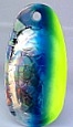 Size 3 RATLER French Blade/Holographic SG w/Chartreuse & Blue Edge /3 Pack