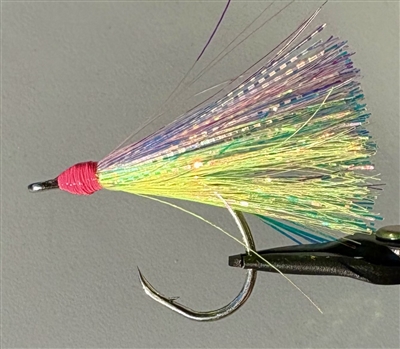 5/0 Rock Fish/Salmon Fly/Holographic Chartruese/Pink Chrome Flash/3 Pack