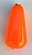 1/4 oz. Rocket Lure Body/Fluorescent Orange/10 Pack