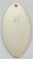 Size 6N Sage Series Blade/Genuine Silver Plate/2 Pack