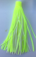 2 1/4" Pro (Roll-Up/Quick) Skirt/Chartreuse/White/12 Pack