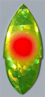 Size 7 SKS Series Blade/Holographic Chartruese SG Foil w/Red Dot/AKA "Sun Spot"/2 Pack