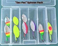 SAC-Pac Spinner Pack/3 Doubles/3 Singles/6 Spinners w/Plastic Box
