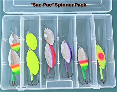 SAC-Pac Spinner Pack/3 Doubles/3 Singles/6 Spinners w/Plastic Box