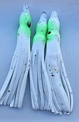 1.5" Squid Body/White UV w/Silver Flake/5 Pack