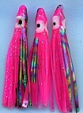 1.5" Squid Body/Hot Pink w/Laser UV /5 Pack