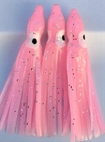 2" Squid Body/Pink Glow-in-Dark /6 Pack