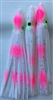 2.5" Squid Body/White w/Pink Dots UV/6 Pack