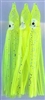 3" Squid Body/Chartreuse UV/6 Pack