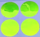 3/4" Round Dot/Chartreuse UV/24 Pack