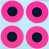 3/4" Round Dot/Hot Pink Contrast Dot/24 Pack