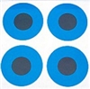 3/4" Round Dot/Blue Contrast Dot/24 Pack