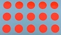 5/32" Round Dot/Fluorescent Red/50 Pack