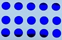 5/32" Round Dot/Dark Blue Chrome/50 Pack