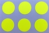 7/16" Round Dot/Chartruese/48 Pack