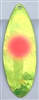 Size 7 Tide Tamer Series Blade/Holographic Chartruese SG w/Red Dot/Pearl White Back/2 Pack