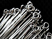 Stainless Steel Wire/.031 Dia./6" Looped Shaft/50 Pack