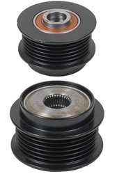 206-40001 NEW OEM BOSCH 6 GROOVE DECOUPLER PULLEY FOR CHEVROLET CORVETTE APPLICATIONS