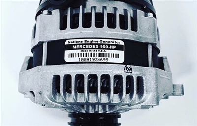 Mercedes Sprinter Van Dual Alternator 12 Volt 160 Amp Kit for AGM Battery (2007-2022 3.0L Diesel)
