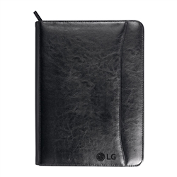 Renaissance Leather Zippered Padfolio