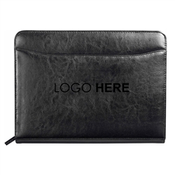 Renaissance Leather Zippered Padfolio