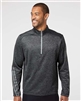 Adidas - Brushed Terry Heathered Quarter-Zip Pullover