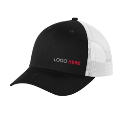 Port AuthorityÂ® Low-Profile Snapback Trucker Cap