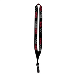 3/4" Dye-Sublimated Lanyard with Metal Crimp