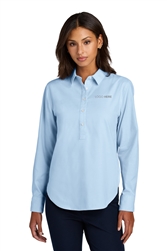 Mercer+MettleÂ® Womenâ€™s Long Sleeve Modern Oxford Shirt
