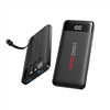Axiom, Slim 10,000mAh Power Bank with Built-In Cables