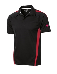 Mens Micro-Mesh Colorblock Polo