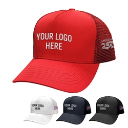 America250â„¢ 5 Panel Trucker Cap