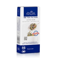 Finum Paper Tea Filters - Extra Slim - Makes up to 2 Cups