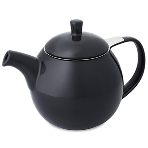 Curve Teapot, Black Graphite 24 oz.