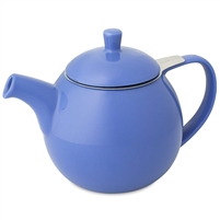 Curve Teapot, Blue 24 oz.