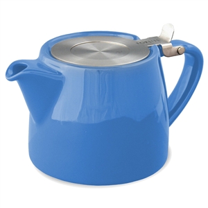 Stump Teapot, Blue, 18 oz.