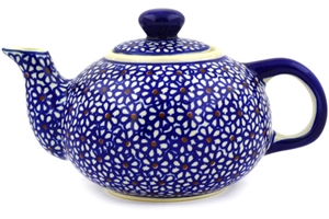 Polish Pottery Teapot, 19 oz.
