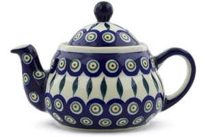Polish Pottery Teapot, 23 oz.