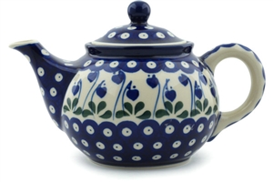 Polish Pottery Teapot, 30 oz.